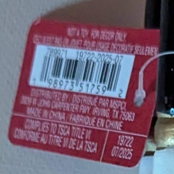 NWT 10" Teddy Bear Soldier Nutcracker Christmas Holiday Decor Michael's Ashland - Picture 12 of 12